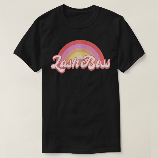 Womens Womens Lash Chef Etentionist Eyelash Artist T Shirt (Design framsida)