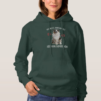 Womens WORLDS AWESOMEST AUSTRALIAN SHEPHERD MAMMA T Shirt