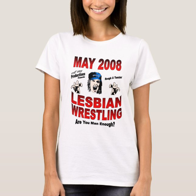 Womens Wrestling T-Shirt (Framsida)