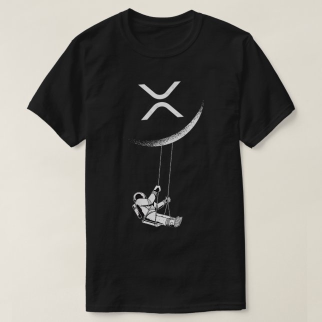 Womens XRP Crypto Gift Cryptocurrency Blockchain C T Shirt (Design framsida)