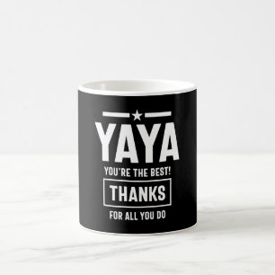 Womens Yaya, du är den bästa Yia-Yia-gåvan Kaffemugg