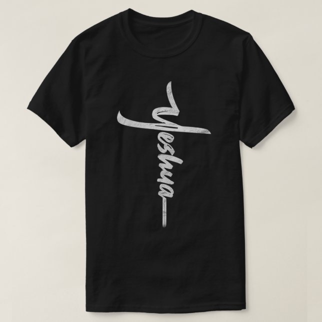 Womens Yeshua Kor Hebrew Namn från Jesus kristna T Shirt (Design framsida)