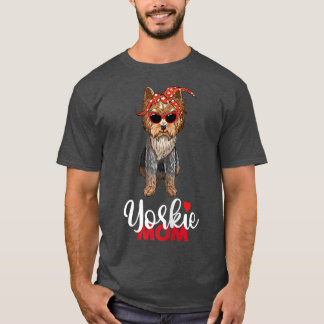 Womens Yorkie Mamma I Kärlek Yorkie Yorkshire Terr T Shirt