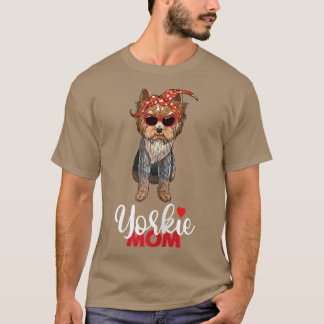 Womens Yorkie Mamma I Kärlek Yorkie Yorkshire Terr T Shirt