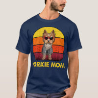 Womens Yorkie Mamma Retro Vintage Yorkshire Terrie