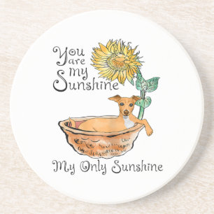 Womens You Are My Sunshine Italian Greyhound Underlägg