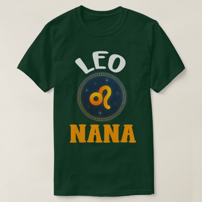 Womens Zodiac Sign Leo Nana Horoscope Astrology G T Shirt (Design framsida)