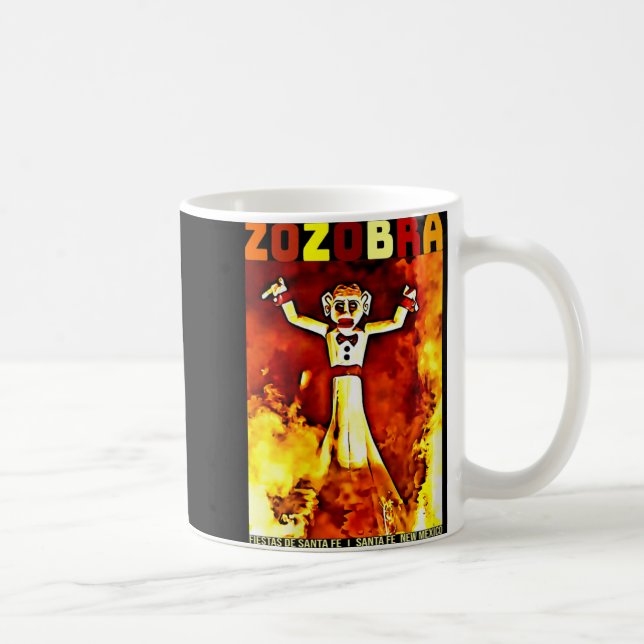Womens Zozobra Fiestas De Sante Fe New Mexico Old  Kaffemugg (Höger)