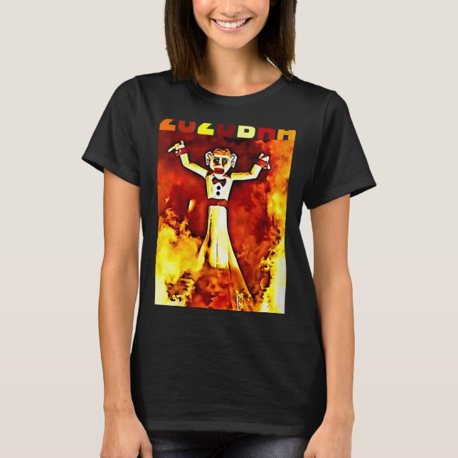 Womens Zozobra Fiestas De Sante Fe New Mexico Old  T Shirt (Framsida)