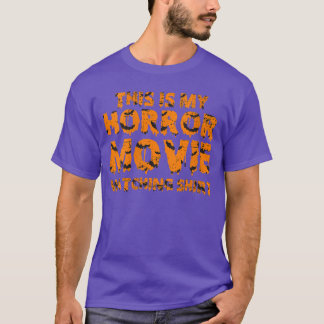 Womenshis Is My Horror Movie Watching Halloween VN T Shirt