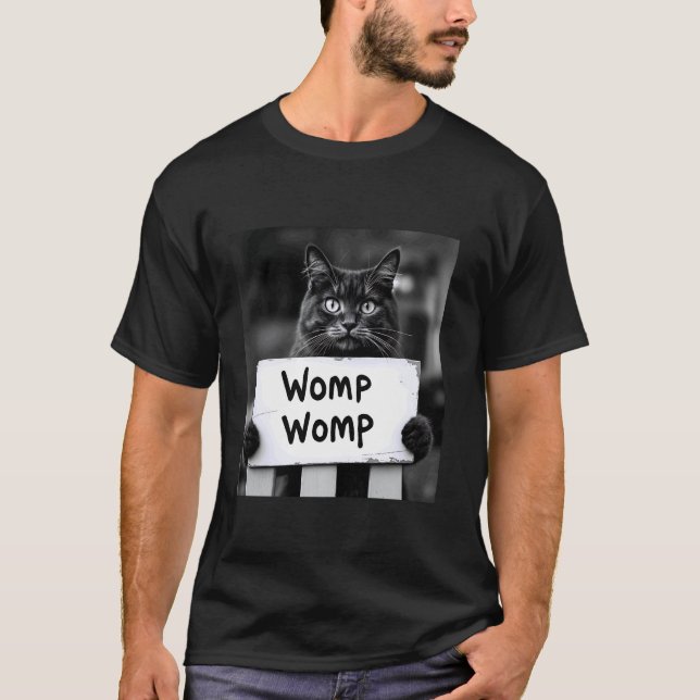 Womp Womp Katt Roligt Meme Trendig Gen Z T Shirt (Framsida)