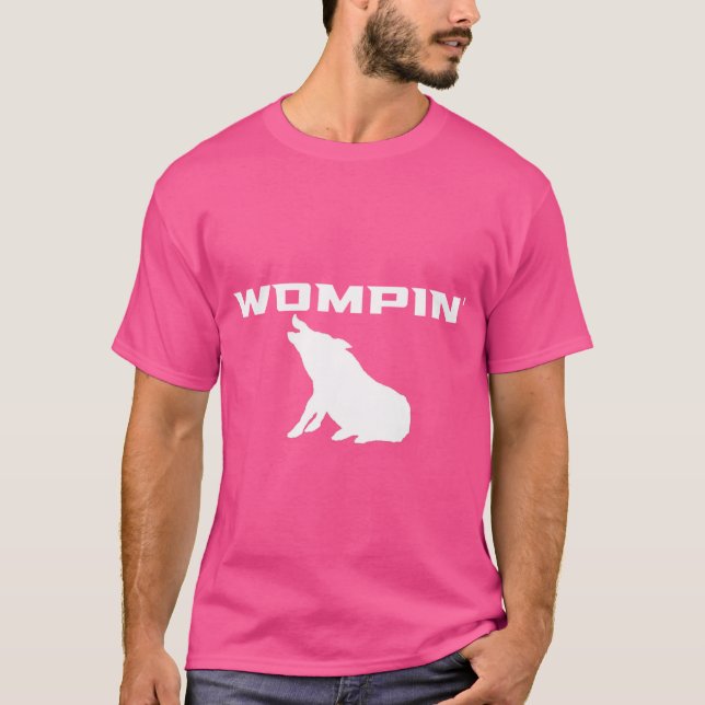 WOMPIN vit T Shirt (Framsida)