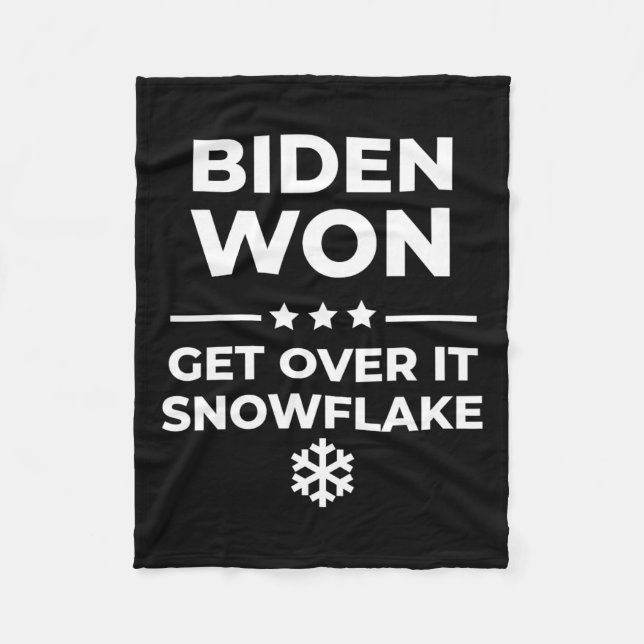 Won Get over Snowflake Fleecefilt (Framsidan)