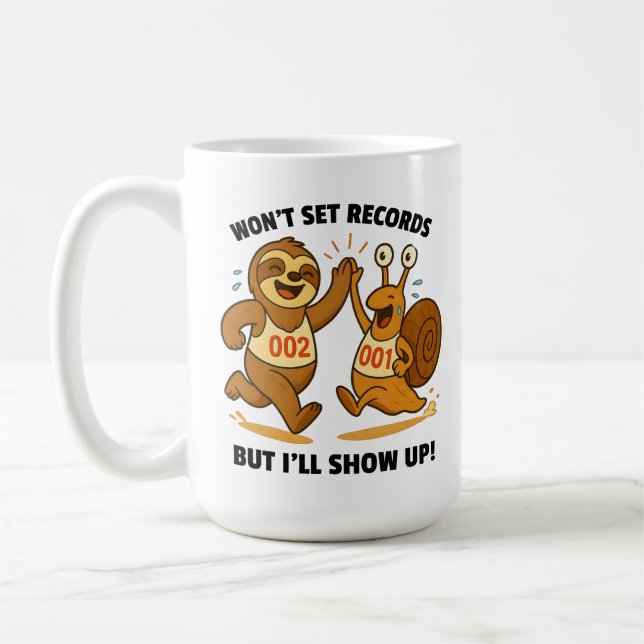 Won’t Set Records – Sloth and Snail Running Team Kaffemugg (Vänster)