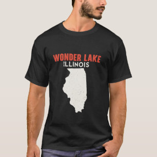 Wonder Lake Illinois USA Stat Amerika Resa Illi T Shirt