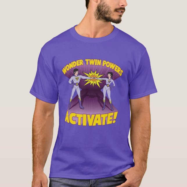 Wonder Twins T Shirt (Framsida)