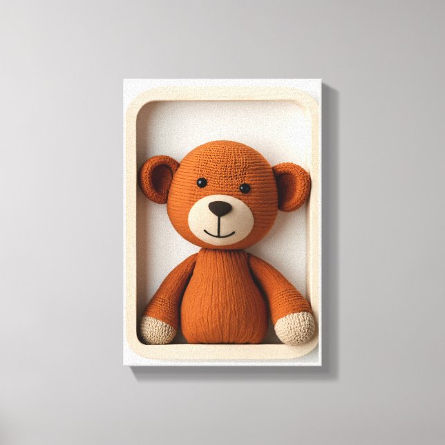 Wonder Wall Art Varm Brun Bea Canvastryck (Framsida)
