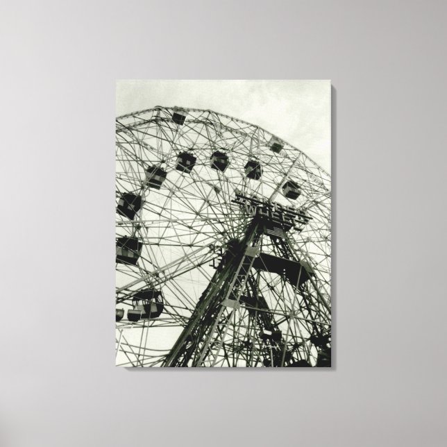 'Wonder Wheel' Canvastryck med överdrag (Framsida)