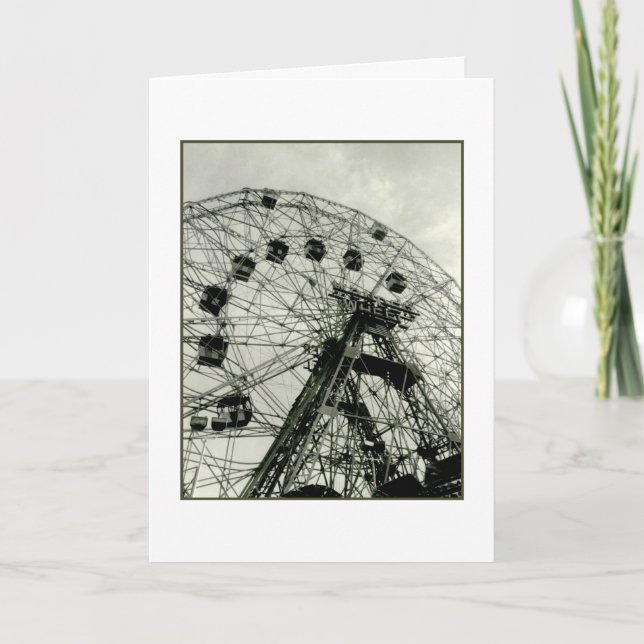 'Wonder Wheel' tom kort (Framsida)