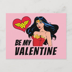 Wonder Woman Du är underbar Valentine Helg Vykort