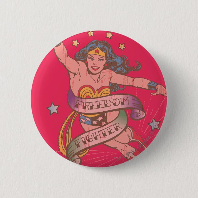 Wonder Woman Frihetskämpe Knapp (Framsida)