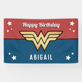 Wonder Woman Golden Logo | Happy Birthday