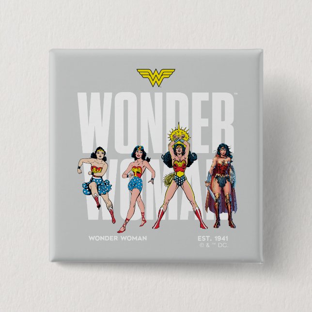 Wonder Woman Legends Forever Grafik Knapp (Framsida)