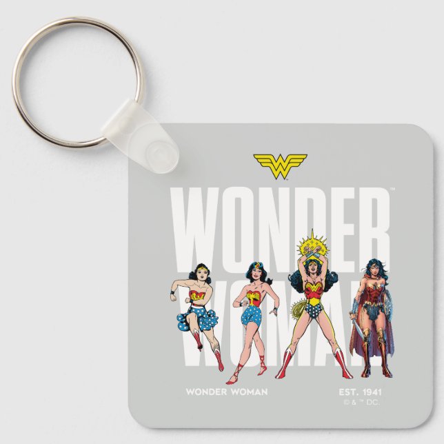 Wonder Woman Legends Forever Grafik Nyckelring (Framsida)