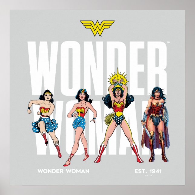 Wonder Woman Legends Forever Grafik Poster (Framsidan)
