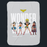 Wonder Woman Legends Forever Graphic Bebisfilt<br><div class="desc">Legends are Forever with this iconic Wonder Woman graphic celebrating the different eras of our favorite Amazonian Warrior! Grab this on a fun graphic tee,  wall art,  or many more customizable Zazzle products perfect for gifting or treating yourself!</div>