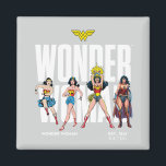 Wonder Woman Legends Forever Graphic Magnet<br><div class="desc">Legends are Forever with this iconic Wonder Woman graphic celebrating the different eras of our favorite Amazonian Warrior! Grab this on a fun graphic tee,  wall art,  or many more customizable Zazzle products perfect for gifting or treating yourself!</div>