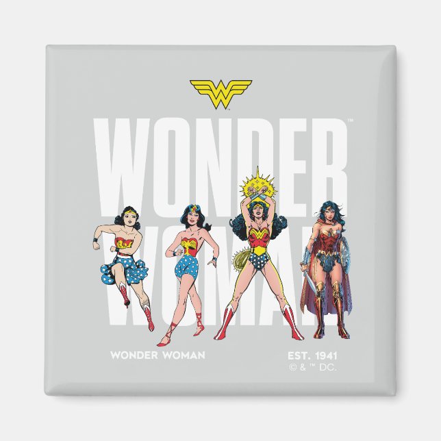 Wonder Woman Legends Forever Graphic Magnet (Framsidan)