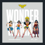 Wonder Woman Legends Forever Graphic Poster<br><div class="desc">Legends are Forever with this iconic Wonder Woman graphic celebrating the different eras of our favorite Amazonian Warrior! Grab this on a fun graphic tee,  wall art,  or many more customizable Zazzle products perfect for gifting or treating yourself!</div>