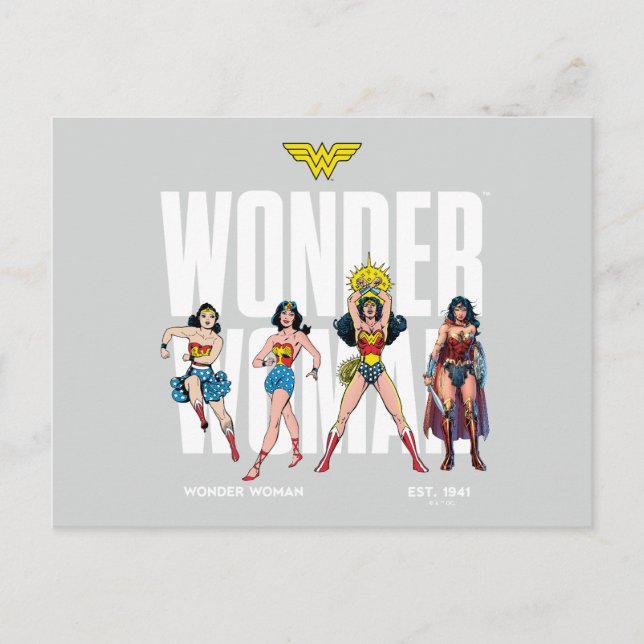 Wonder Woman Legends Forever Graphic Vykort (Framsida)