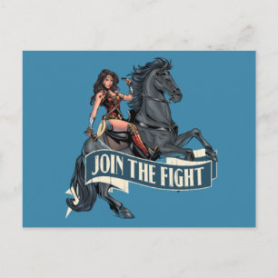 Wonder Woman på häst seriekonst Vykort