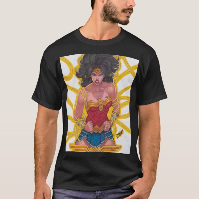 Wonder Woman ~ Prinsessan Diana T Shirt (Framsida)
