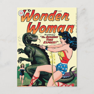 Wonder Woman Runaway Time Express Vykort