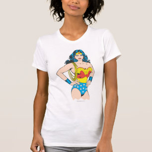 Wonder Woman   Vintage Pose with Lasso Tee Shirt