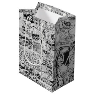 Wonder Woman Vintage Serieteckning Mönster