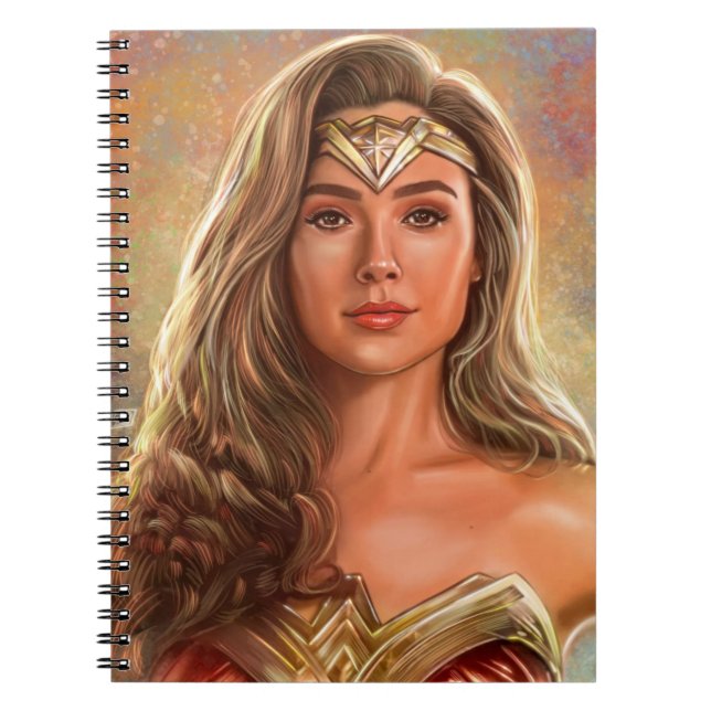 wonder women Inspired Notebook Anteckningsbok (Framsidan)