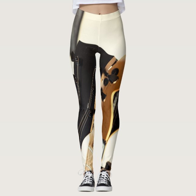 Wonderful Bass Guitar Leggings (Framsida)