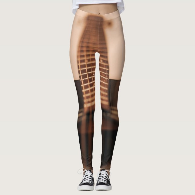 Wonderful Bass Guitar Leggings (Framsida)