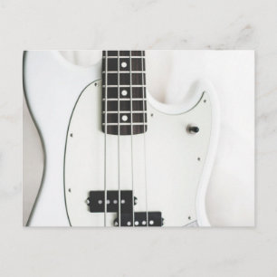 Wonderful Bass Guitar Vykort