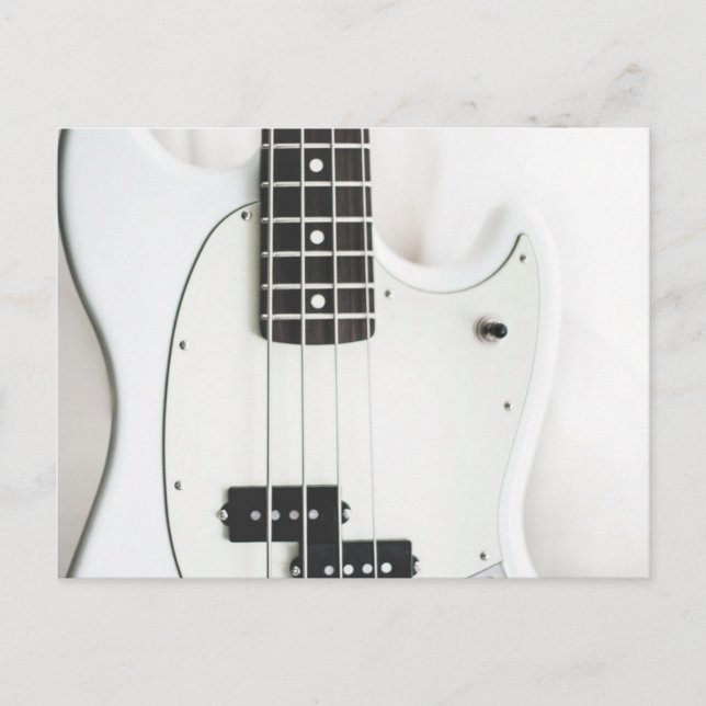 Wonderful Bass Guitar Vykort (Framsida)