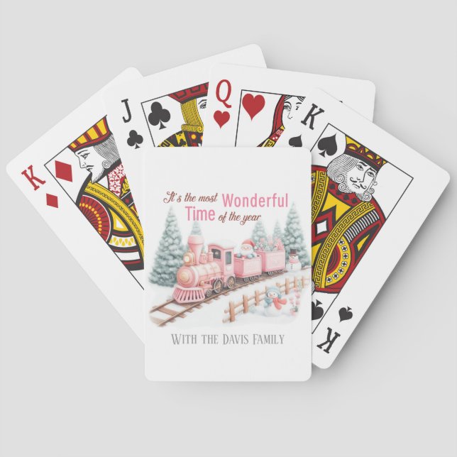 Wonderful Christmas Classing Playing Cards Casinokort (Baksidan)