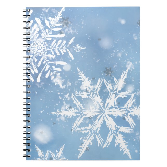 Wonderful Christmas Snow Anteckningsbok (Framsidan)