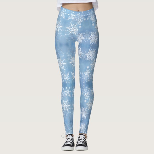 Wonderful Christmas Snow Leggings (Framsida)