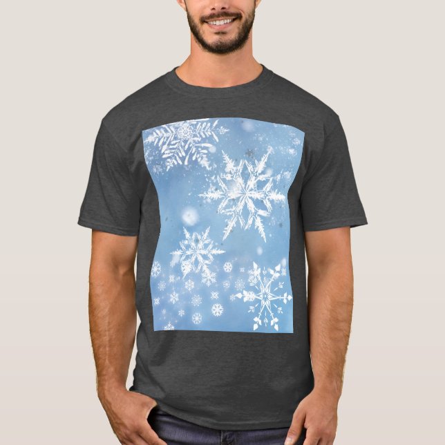 Wonderful Christmas Snow T Shirt (Framsida)
