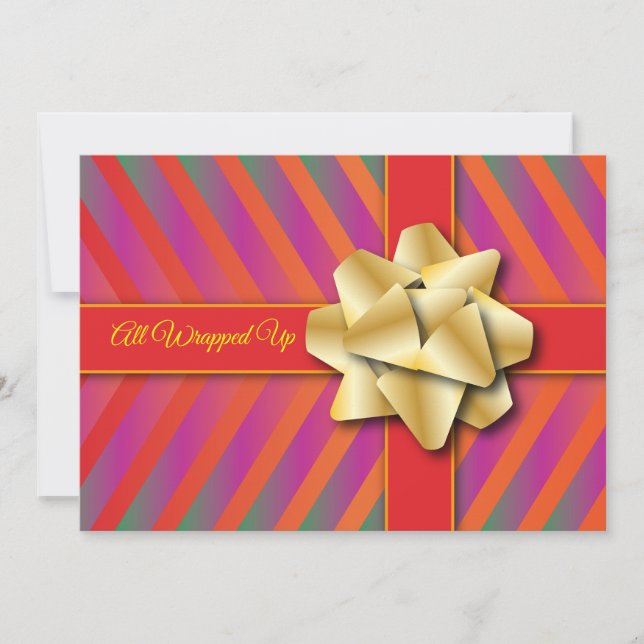 Wonderful Holiday Flat Card Julkort (Framsida)