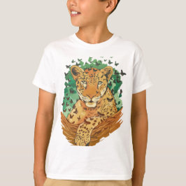 wonderful leopard design with a grandiose charisma t shirt